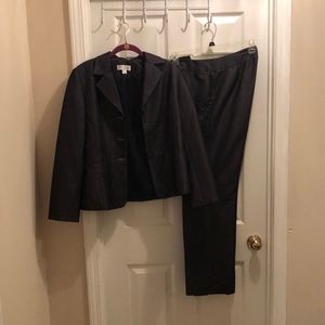 Size 12 Like New Dark Grey pants suit.